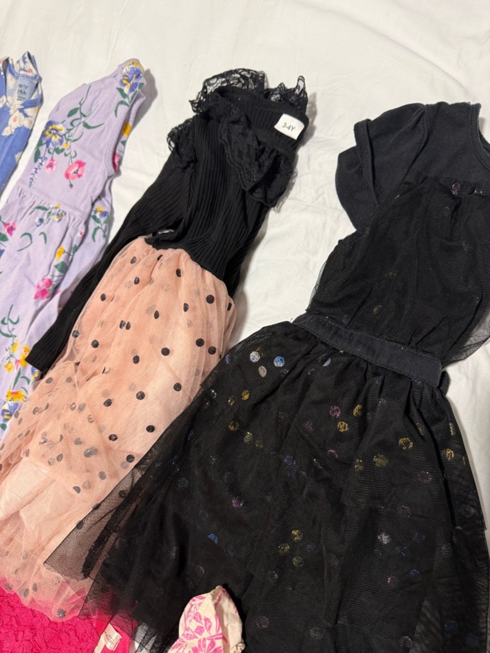 Mixed Girls' 4T Dress LOT Bundle - Bright Multicolor - Picture 5 of 12